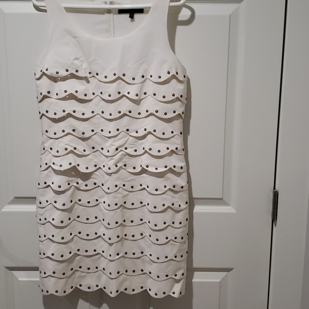 Cynthia Steffe Ivory Grommet dress